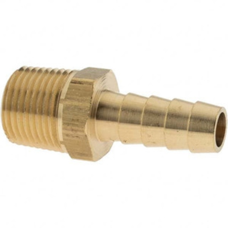 Value Collection 3/8 MNPTF Thread Barb x MNPTF Adapter 3/8 ID Hose, Brass BD-DV-00204 – 53610887