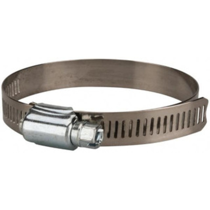 Value Collection SAE Size 48, 2-1/2 to 3-1/2 Diam, Stainless Steel/Carbon Steel Worm Drive Clamp 1/2 Wide, Material Grade 201 MS01B6589B – 40779662