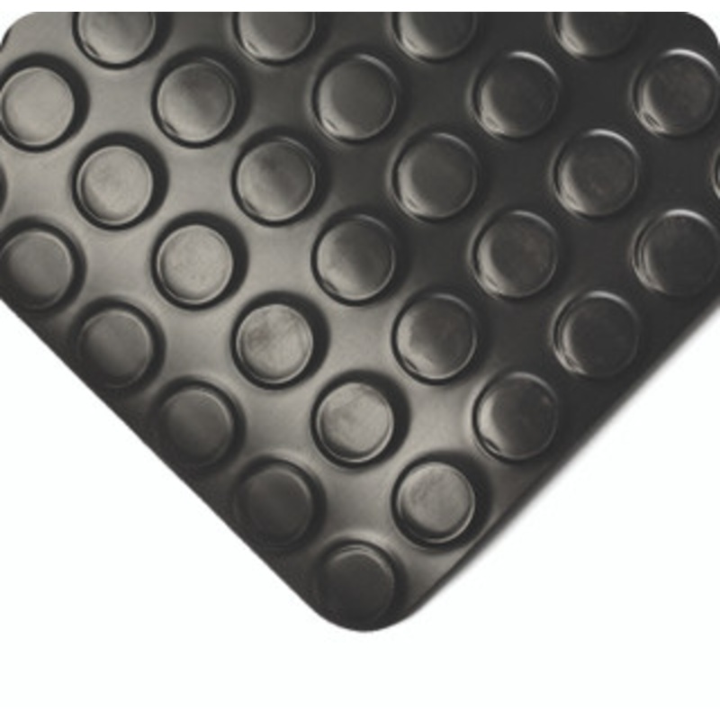 Wearwell Radial Runner, Black, 1/8in x 3ft x 18ft – 356.18X3X18BK