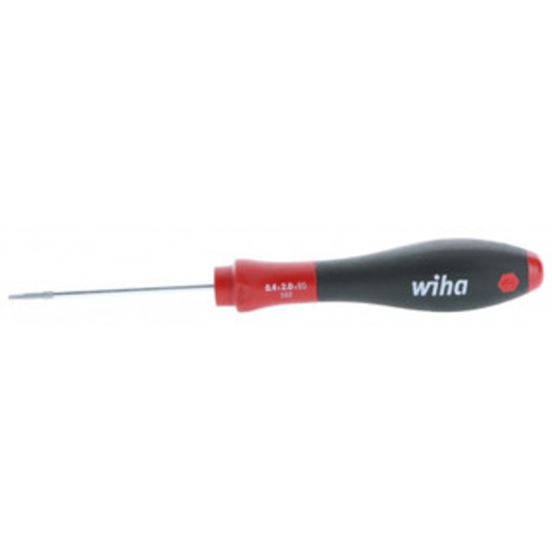 Wiha SoftFinish Slotted Screwdriver, 2.0mm x 65mm – 30202