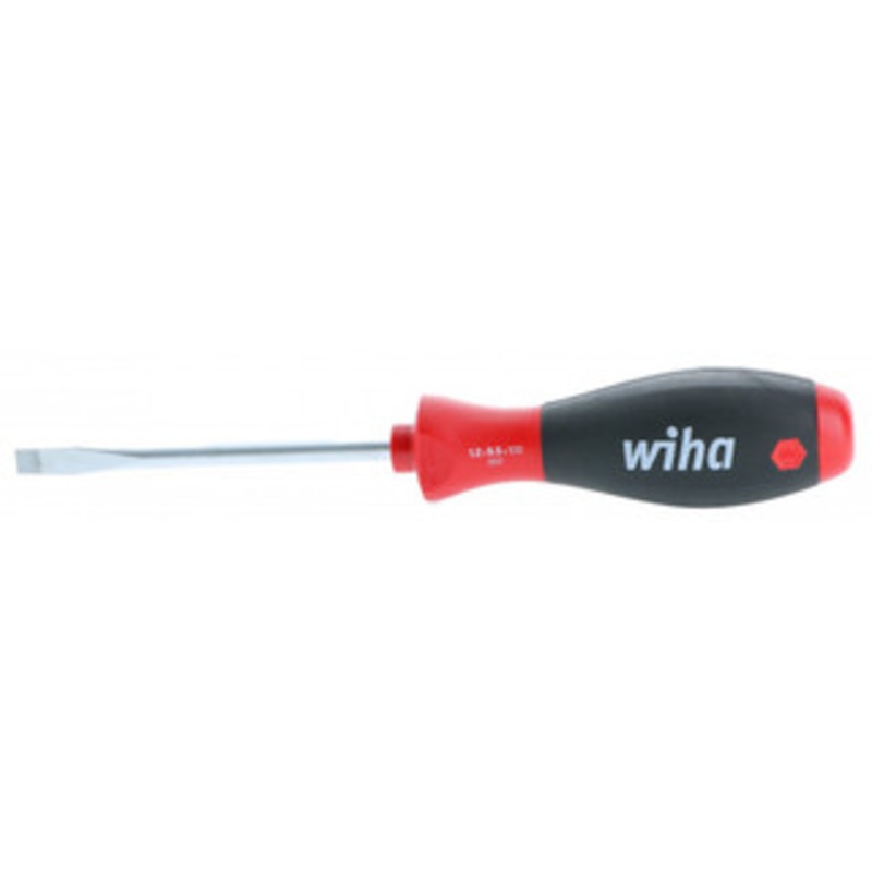 Wiha SoftFinish Slotted Screwdriver, 6.5mm x 100mm – 30223
