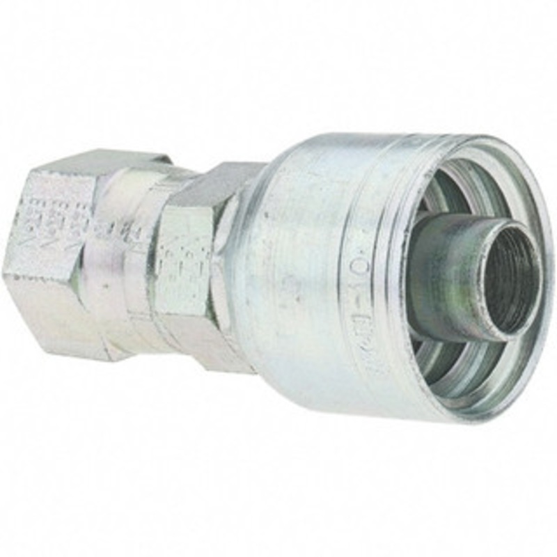 Value Collection 7/8-14 JIC Steel Hydraulic Hose Adapter -10 Hose Size, 5/8 Hose Diam, Series TTC BD-14794 – 53573093