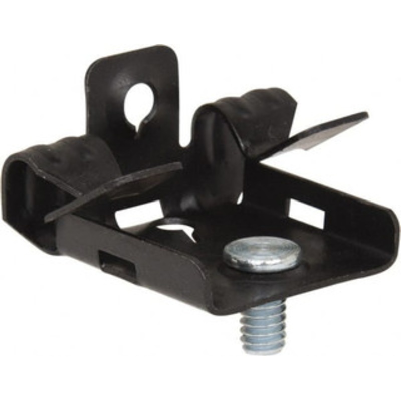 Thomas & Betts 1/4 Max Flange Thickness, 1/4-20 Rod Hammer-On Flange Clip with Stud 100 Lb Capacity, Spring Steel SSF-BH1/4S – 09859729