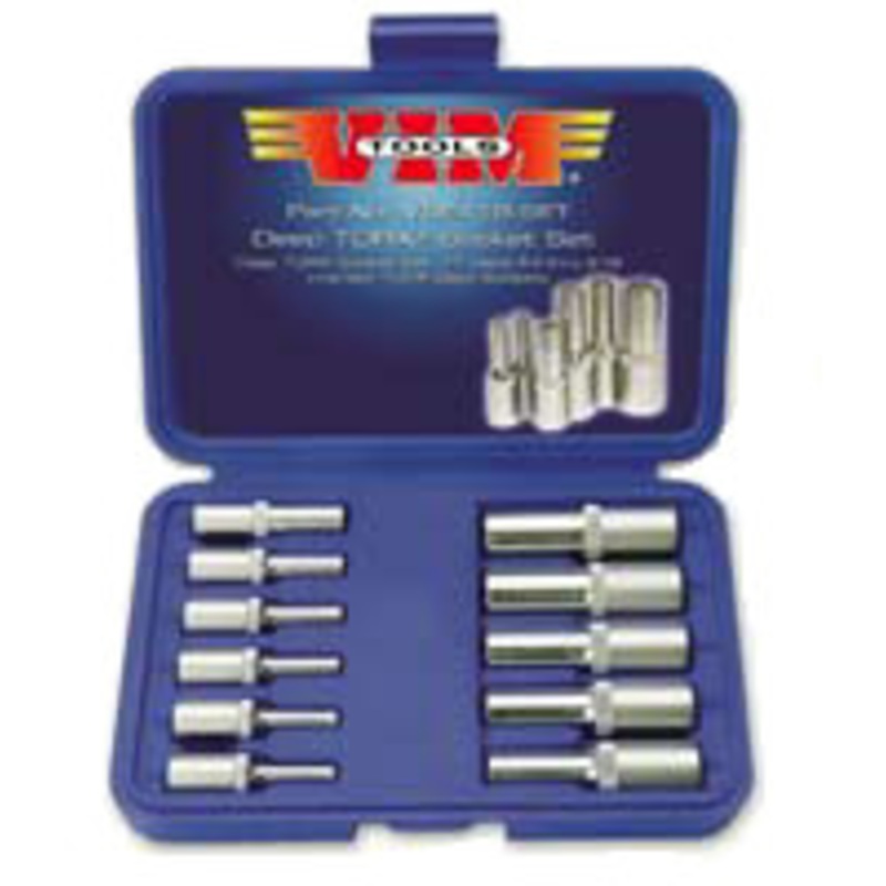 VIM Tools 11 Piece Deep External Torx Socket Set – VMVDE418