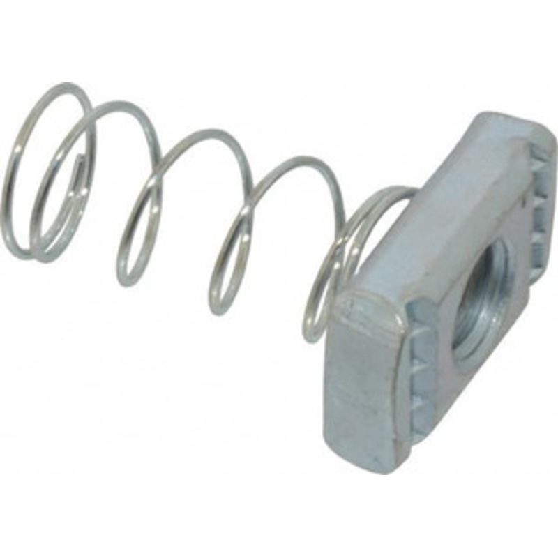 Thomas & Betts Steel Regular Spring Strut Nut 1/2 Bolt, Used with Thomas & Betts Channel Type A Only A-100-1/2 – 54055140