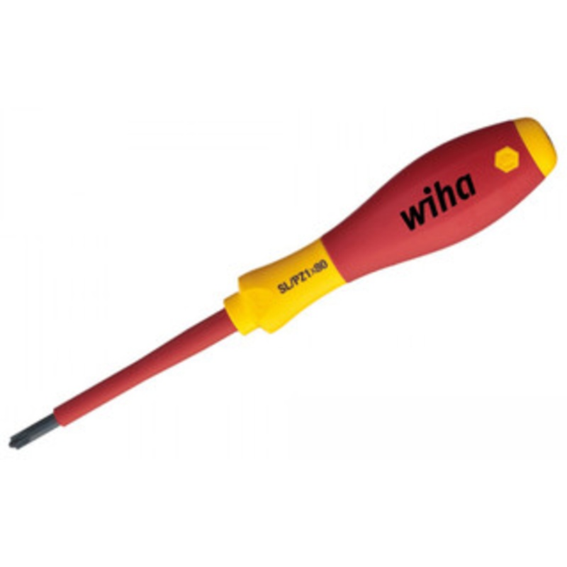 Wiha Insulated Xeno Slotted/Pozidriv Screwdriver #1 x 80mm – 30711