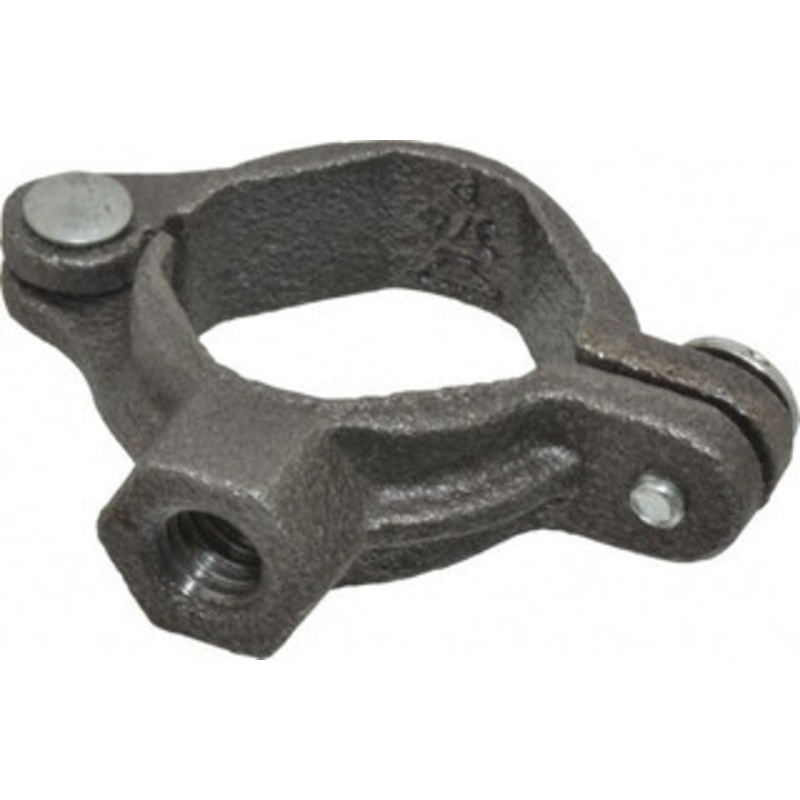 Value Collection 3/4 Pipe, 3/8 Rod, Extension Split Pipe Clamp 180 Lb Capacity, Malleable Iron 0560018822 – 36987154