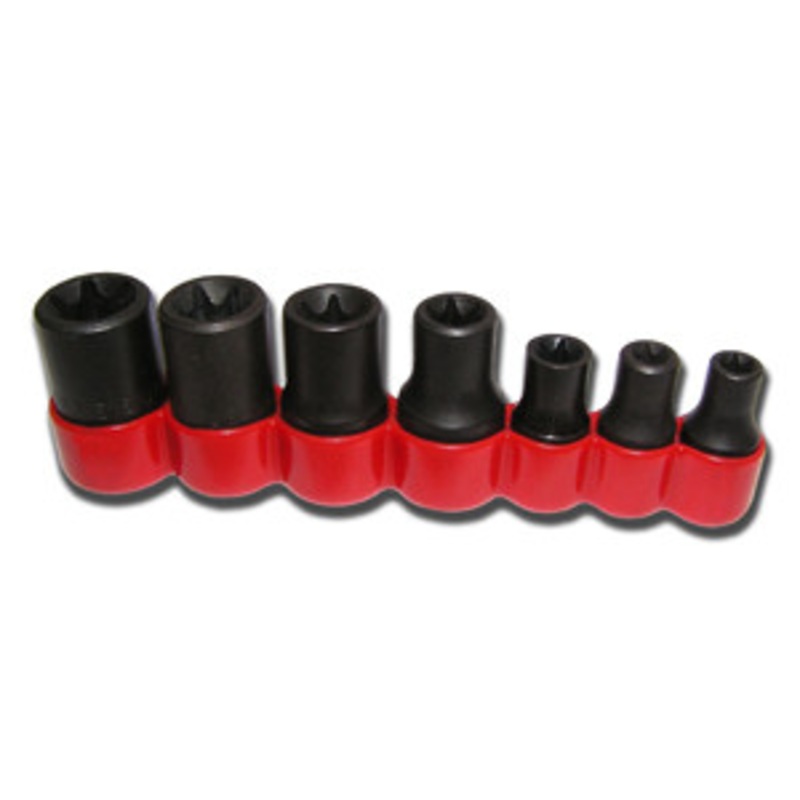 VIM Tools 7 Pc. Inverted Torx Socket Set (E6 – E16) – VMVSE616