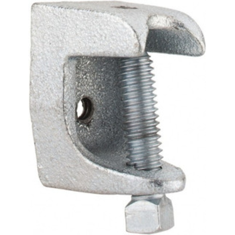 Thomas & Betts 15/16 Max Flange Thickness, 1/4-20 Rod Standard Beam Clamp 450 Lb Capacity, Malleable Iron 500SC – 54065818