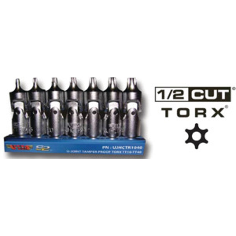 VIM Tools Universal Joint Half Cut Torx Set on Mag Rail Base – VMUJHCT1040