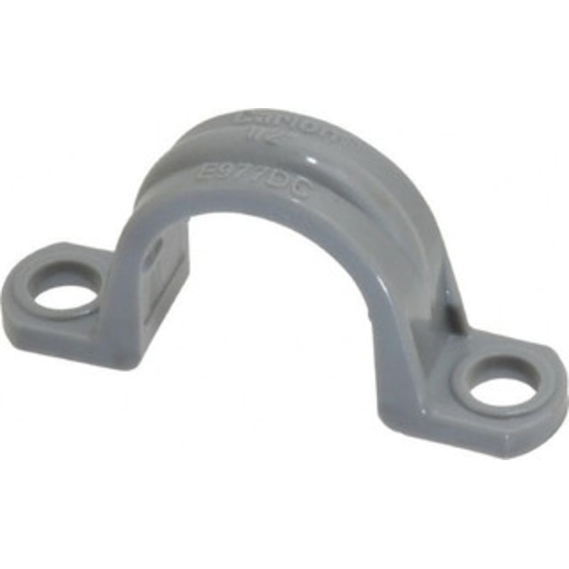Thomas & Betts 1/2 Pipe, PVC, Pipe or Conduit Strap 2 Mounting Holes E977DC – 54090345