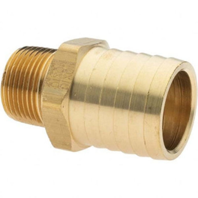 Value Collection 3/4 MNPTF Thread Barb x MNPTF Adapter 1-1/4 ID Hose, Brass BD-DV-00218 – 81102824