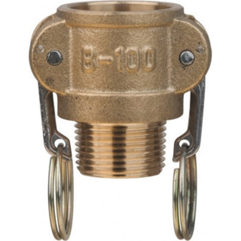 Value Collection 3/4 x 3/4 Cam & Groove Female Coupler Male NPT Thread Part B, Brass, 1,000 Max psi, for Suction & Discharge Hose WS-HF-CAM-175 – 44796894