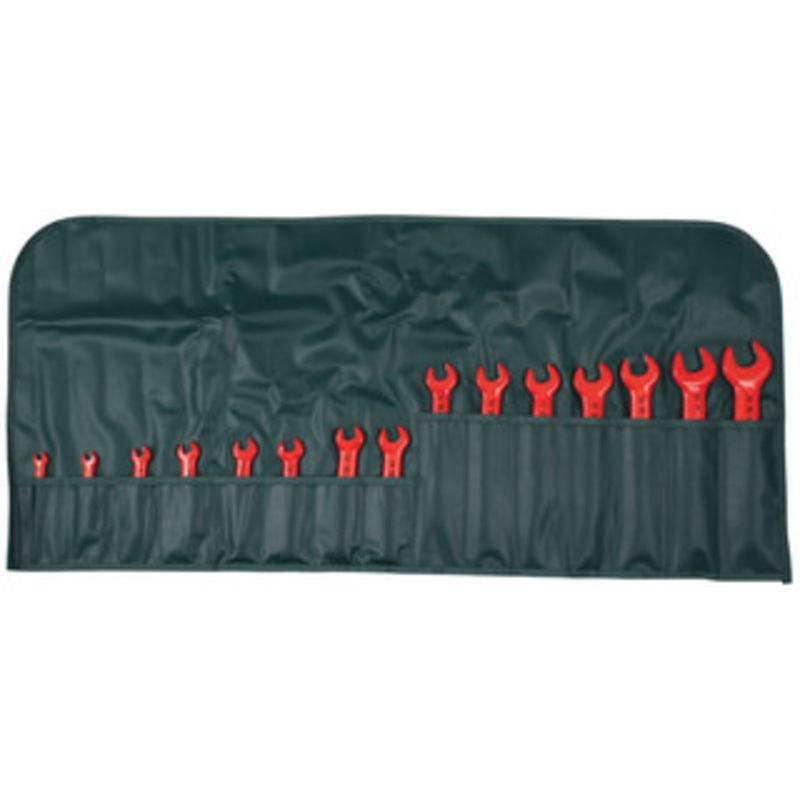 Wiha Insulated Open End Metric Wrench Set, 15 piece – 20091-1
