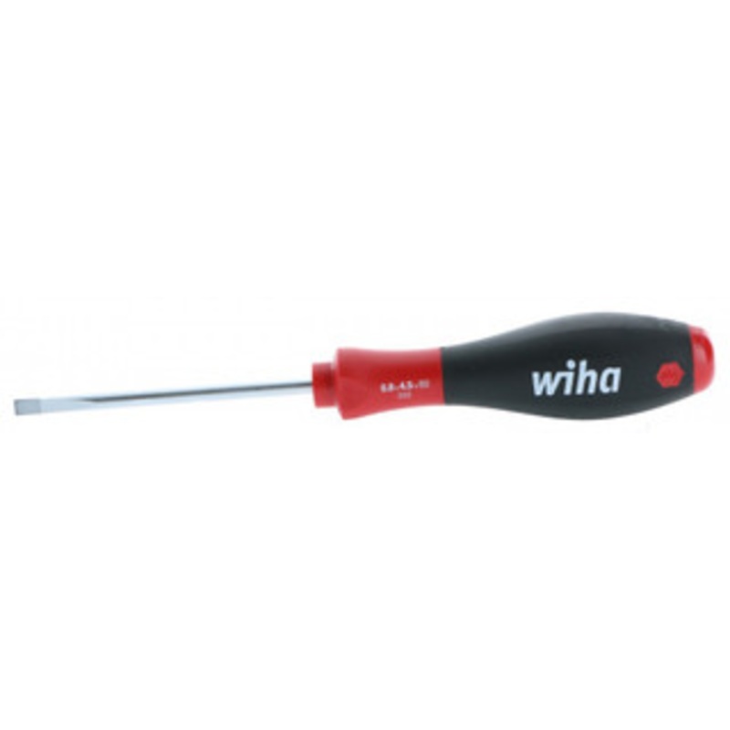 Wiha SoftFinish Slotted Screwdriver, 4.5mm x 80mm – 30218