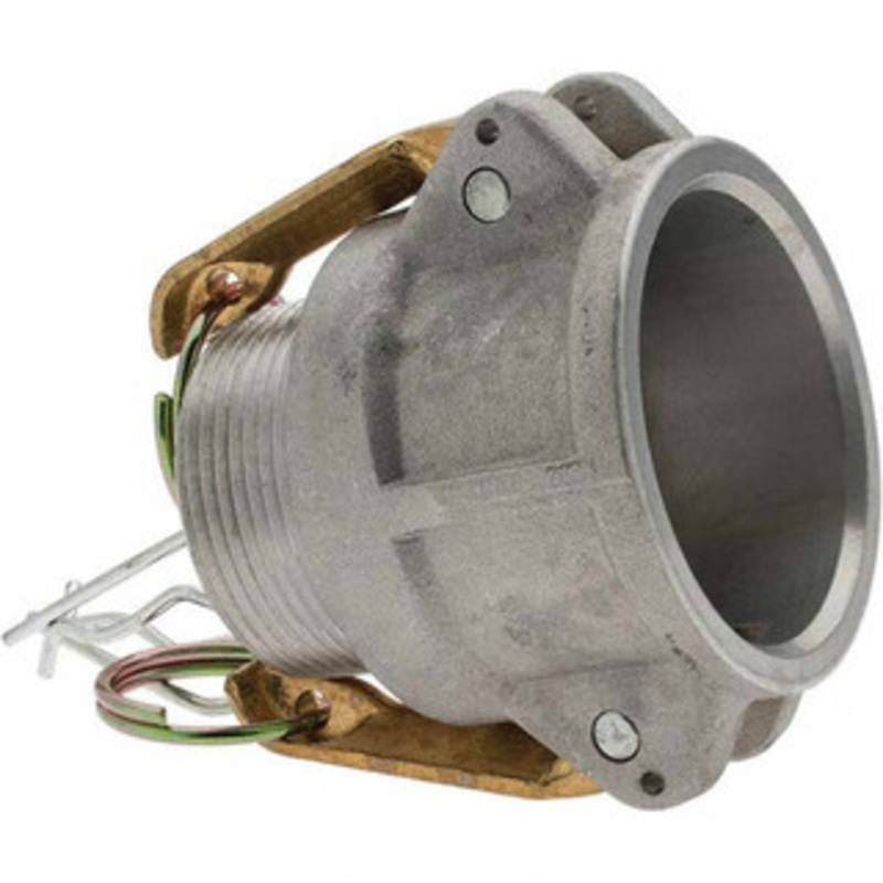 Value Collection 1-1/2 Cam & Groove Female Coupler Male NPT Thread Part B, Aluminum, for Suction & Discharge Hose BD-13721 – 53575288