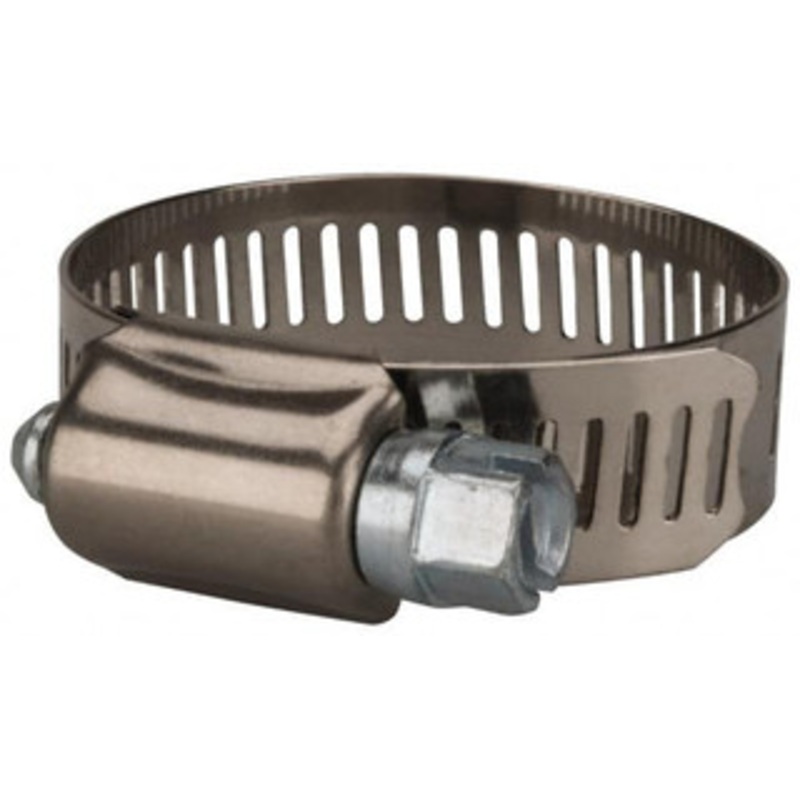 Value Collection SAE Size 20, 3/4 to 1-3/4 Diam, Stainless Steel/Carbon Steel Worm Drive Clamp 1/2 Wide, Material Grade 201 MS01B1944 – 40779753
