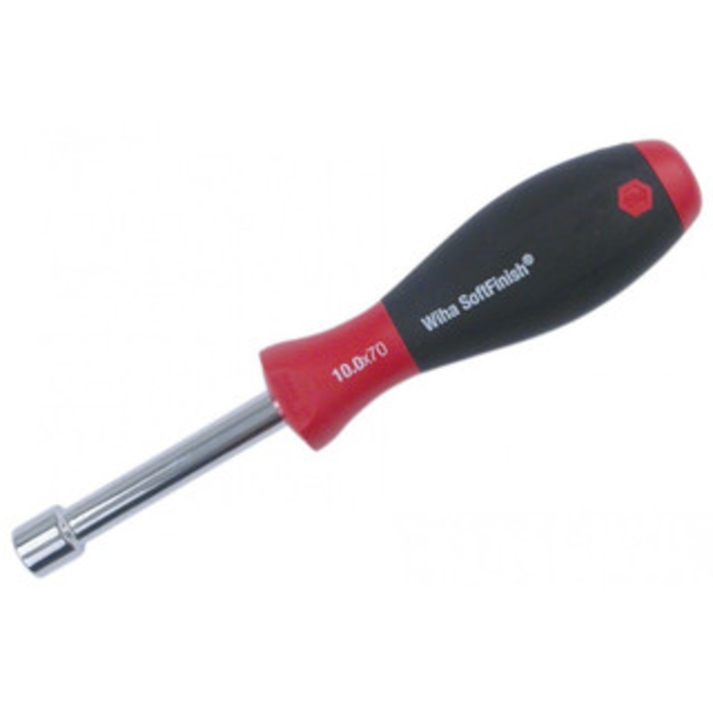 Wiha Hollow Shaft SoftFinish Metric Nut Driver, 8.0 x 70mm – 34310