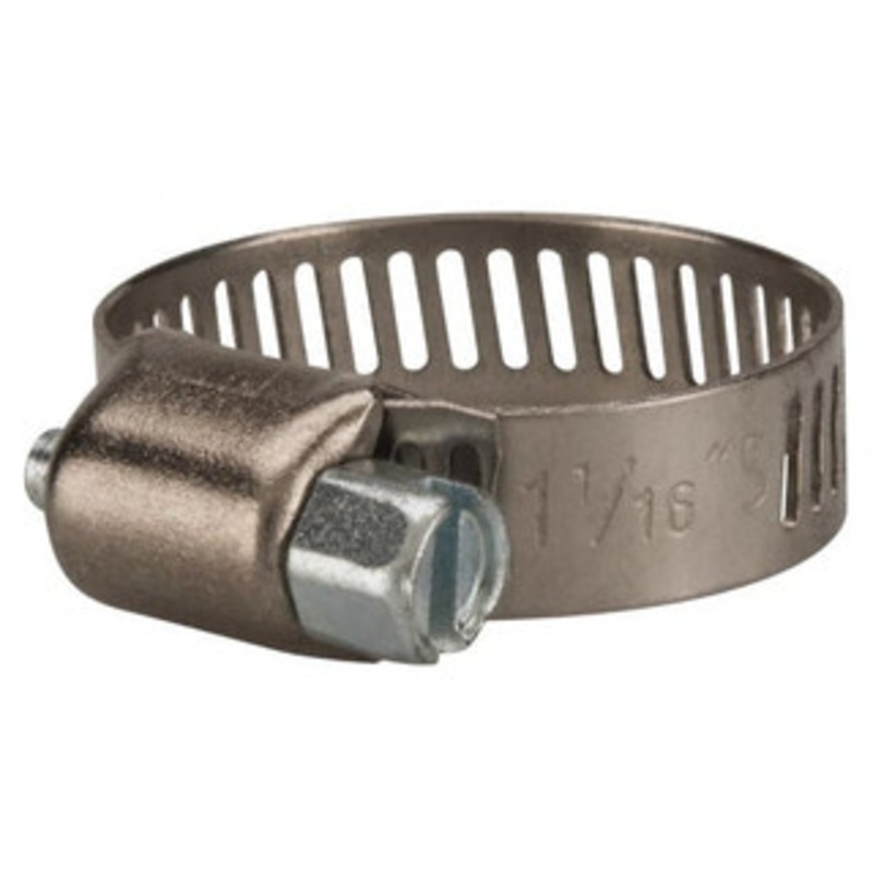 Value Collection SAE Size 10, 3/8 to 1-1/16 Diam, Stainless Steel/Carbon Steel Worm Drive Clamp 5/16 Wide, Material Grade 301 XM01B1427 – 40778714