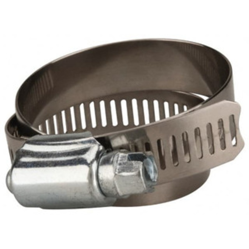 Value Collection SAE Size 52, 2-3/4 to 3-3/4 Diam, Stainless Steel/Carbon Steel Worm Drive Clamp 1/2 Wide, Material Grade 201 MS01B7195B – 40779423