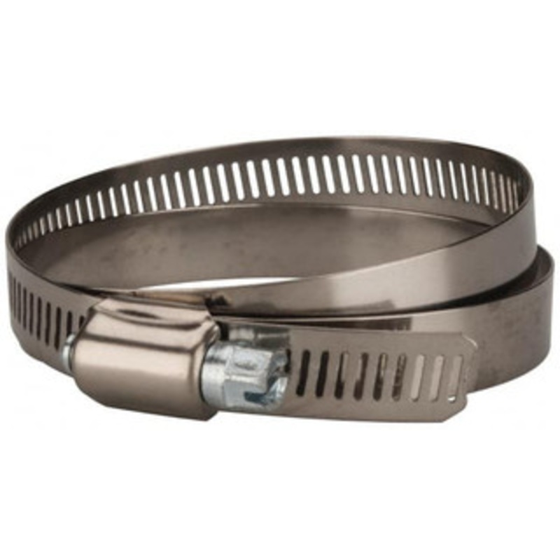 Value Collection SAE Size 96, 4-1/2 to 6-1/2 Diam, Stainless Steel/Carbon Steel Worm Drive Clamp 1/2 Wide, Material Grade 201 MS01B115165 – 40779290