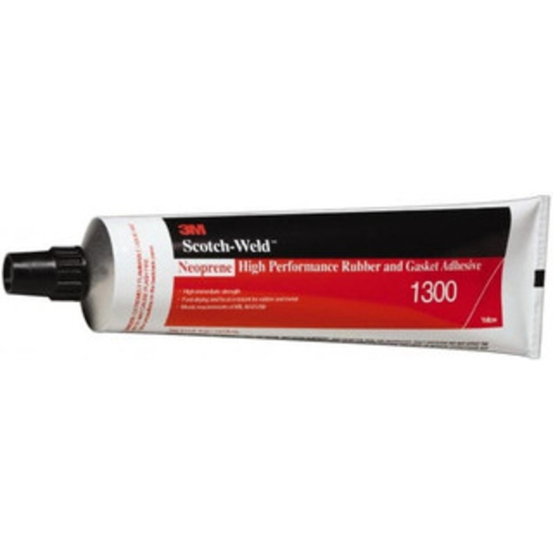 3M 5 oz Tube Yellow Butyl Rubber Gasket Sealant 300F Max Operating Temp, 4 min Tack Free Dry Time, Series 1300 7000000799 – 33010034