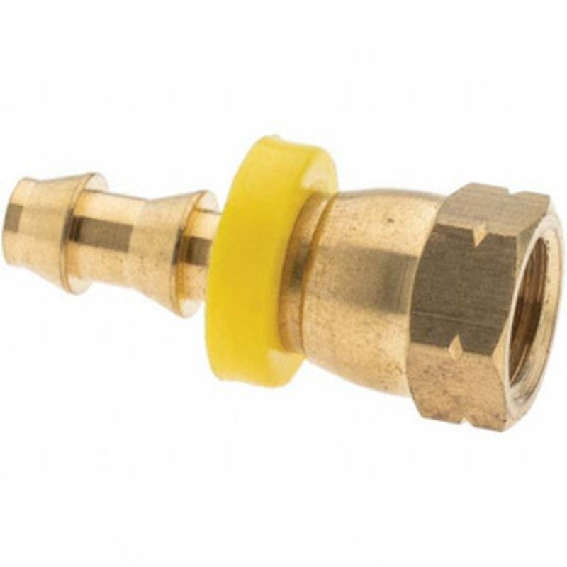 Value Collection 1/4 ID 1/4 UNF Barbed Push On Female Swivel Brass BD-11737-1 – 53580064