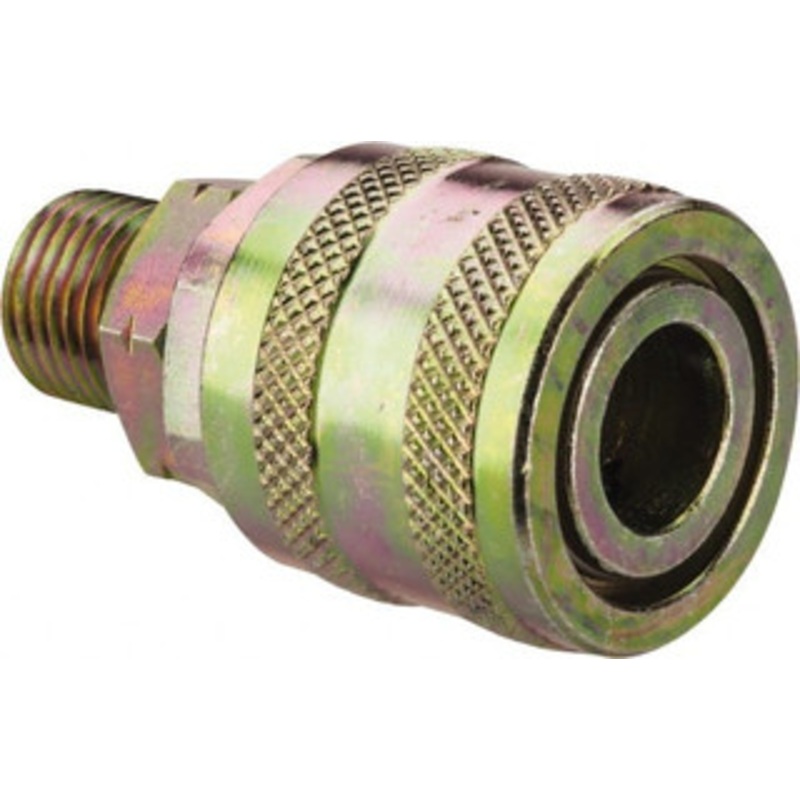 Value Collection 5 Piece 1/4 Body 1/4 NPT 215 psi Zinc ARO Pneumatic Coupling Plug Set Contains 5 Male Couplers 2321582531JP – 60192523