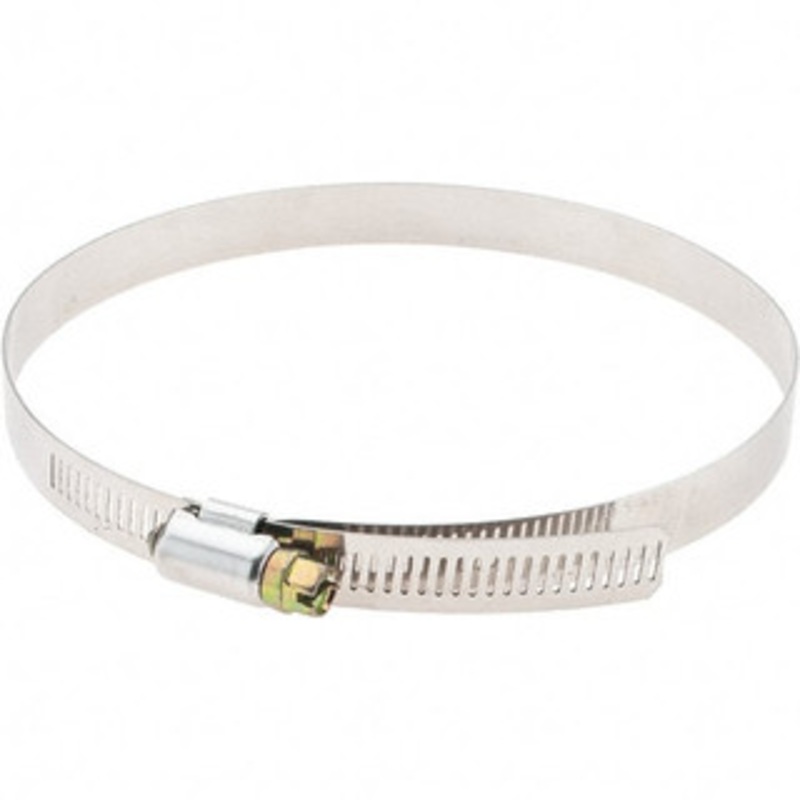 Value Collection SAE Size 88, 5-1/8 to 6 Diam, Stainless Steel Worm Drive Clamp 1/2 Wide BDNA–24127-6 – 52687373