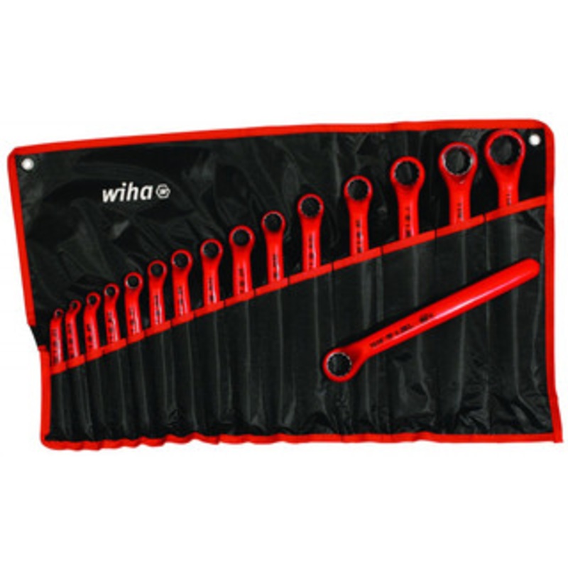Wiha Insulated Deep Offset Wrench Set, 16 Piece Metric – 21093