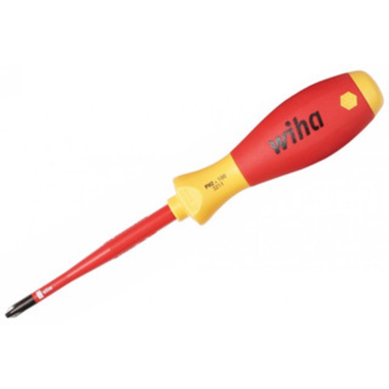 Wiha Insulated SlimLine Phillips Screwdriver #1 x 80mm – 32145-1