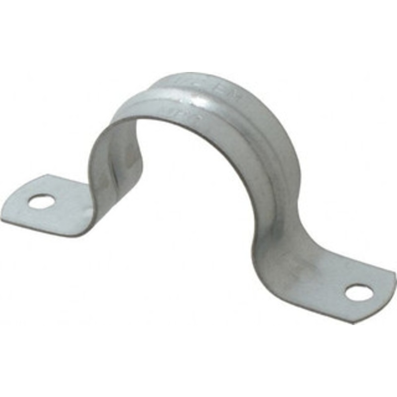 Thomas & Betts 1-1/2 Pipe, Steel, Zinc Plated Pipe or Conduit Strap 2 Mounting Holes TS905 – 54065164