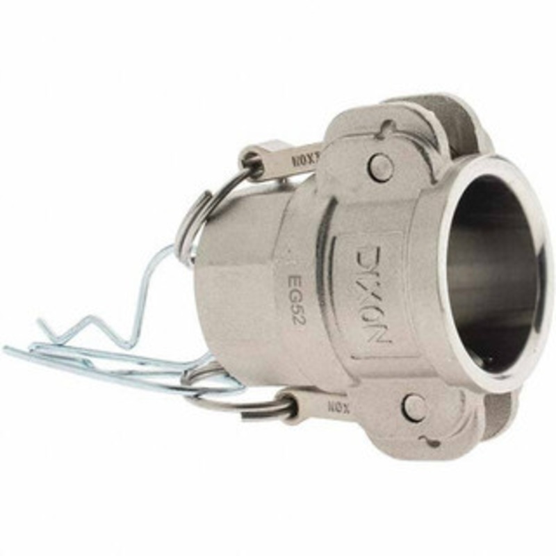 Value Collection 1 Cam & Groove Female Coupler Female NPT Thread Part D, Stainless Steel, for Suction & Discharge Hose BD-DV-00014 – 53611562