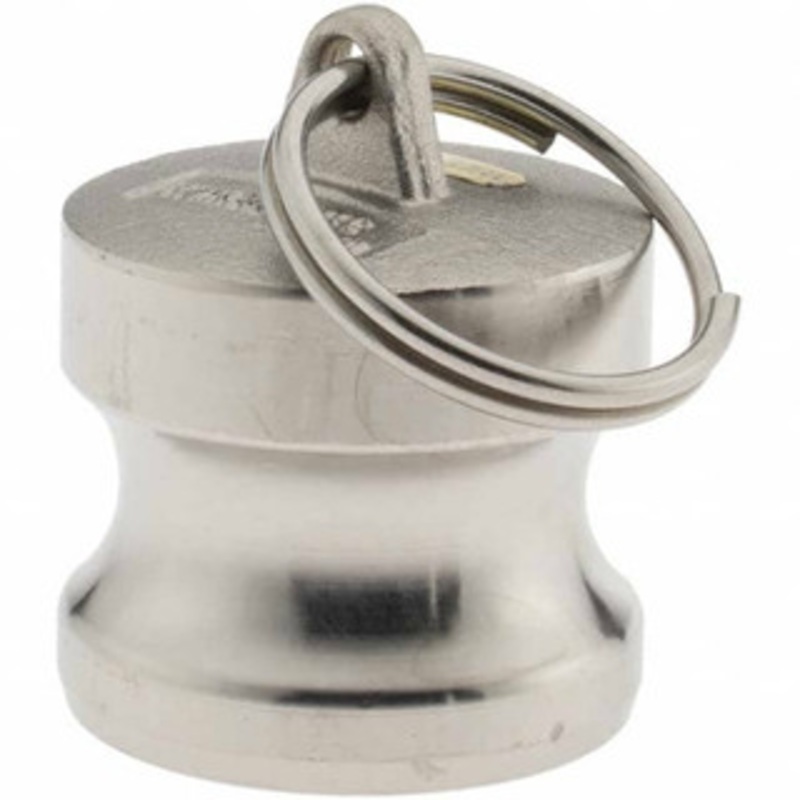 Value Collection 1 Dust Plug For Use With Couplers Dust Plug Part DP, Stainless Steel, for Suction & Discharge Hose BD-DV-00030 – 53611455