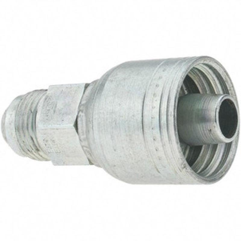 Value Collection 3/4-16 JIC Steel Hydraulic Hose Adapter -8 Hose Size, 1/2 Hose Diam, Series TTC BD-14735 – 53573291