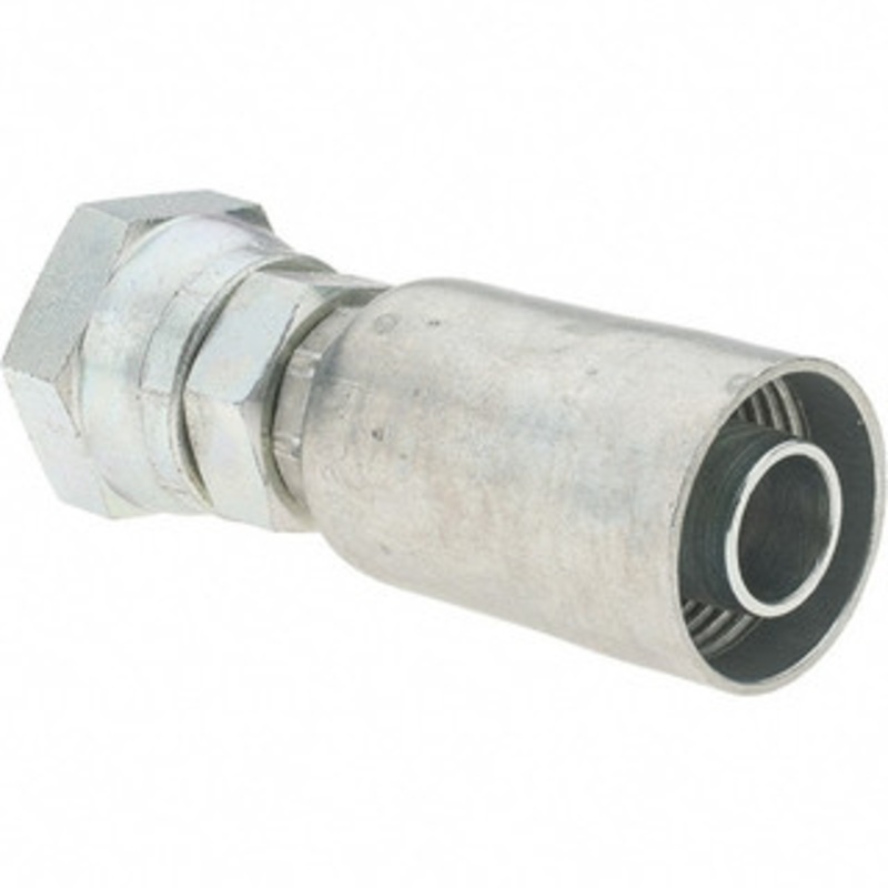 Value Collection Female Steel Hydraulic Hose Swivel -12 Hose Size, 3/4 Hose Diam BD-10476 – 53564779