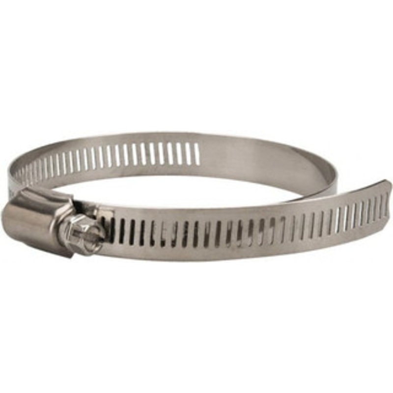 Value Collection SAE Size 60, 3-1/4 to 4-1/4 Diam, Stainless Steel Worm Drive Clamp 1/2 Wide, Material Grade 201 MS01D83108 – 40779571