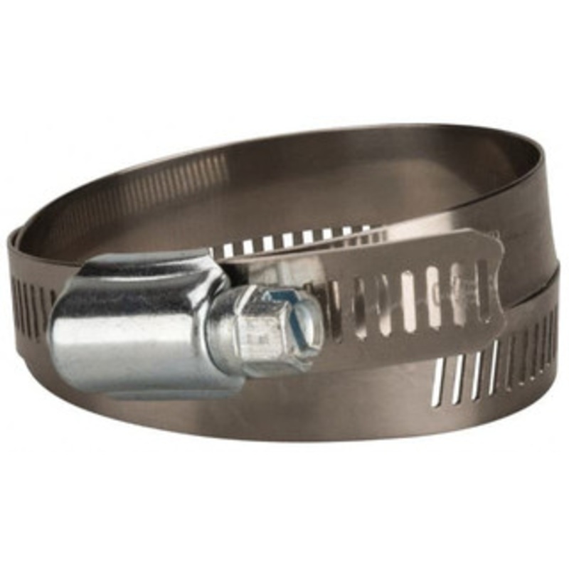 Value Collection SAE Size 72, 3 to 5 Diam, Stainless Steel/Carbon Steel Worm Drive Clamp 1/2 Wide, Material Grade 201 MS01B76127B – 40779670