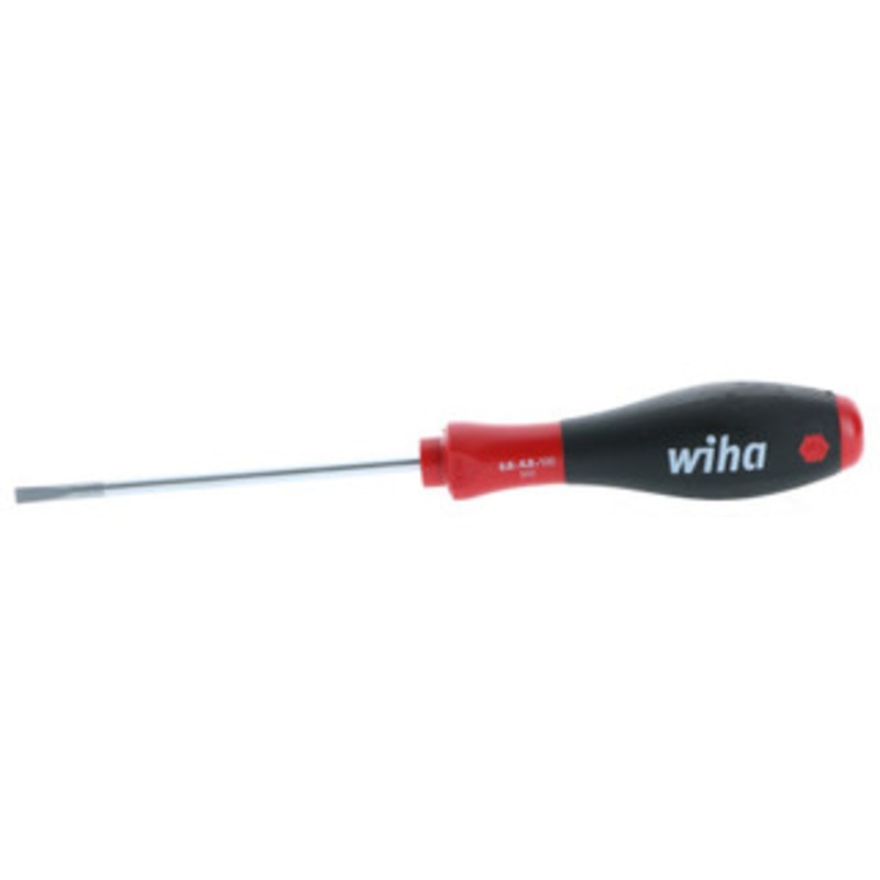 Wiha SoftFinish Slotted Screwdriver, 4.0mm x 100mm – 30215