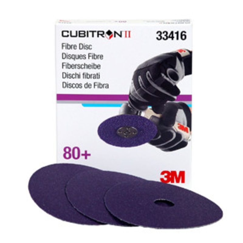 3M 2 x 7/8 Cubitron II 80G Abrasive Fibre Disc Box of 5 – MM33416