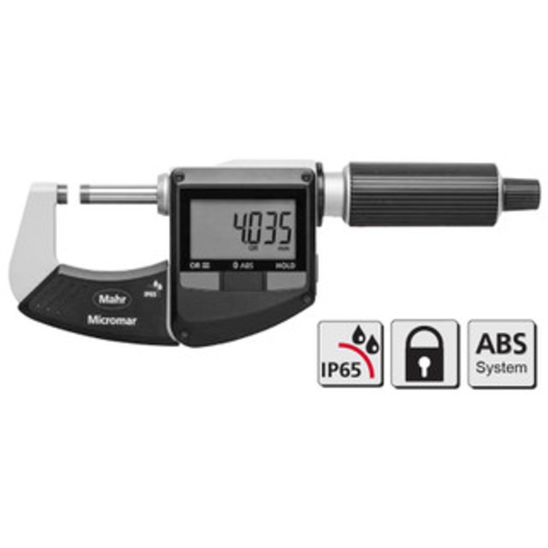 Mahr Micromar 40 EWR Digital Micrometer, 75-100mm/3-4 – 4157014