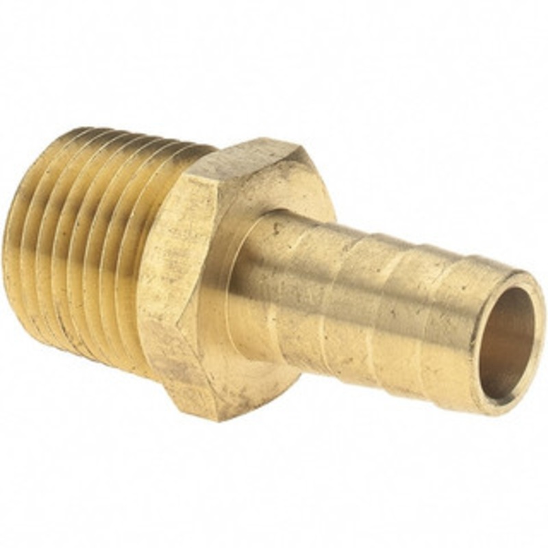 Value Collection 1/2 NPT Thread Hose Barb x Male NPT Connector 1/2 ID Hose, Brass 2750003040JP – 38208153