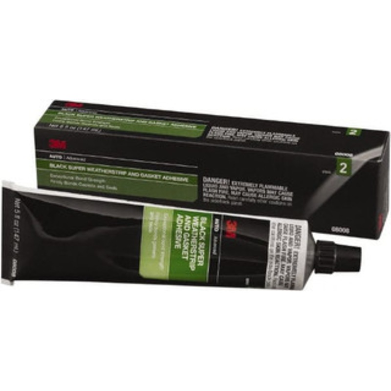 3M Automotive Adhesives 5OZ BLK WEATHRSTRIP GASKET ADHESIVE 7000045523 – 74722463