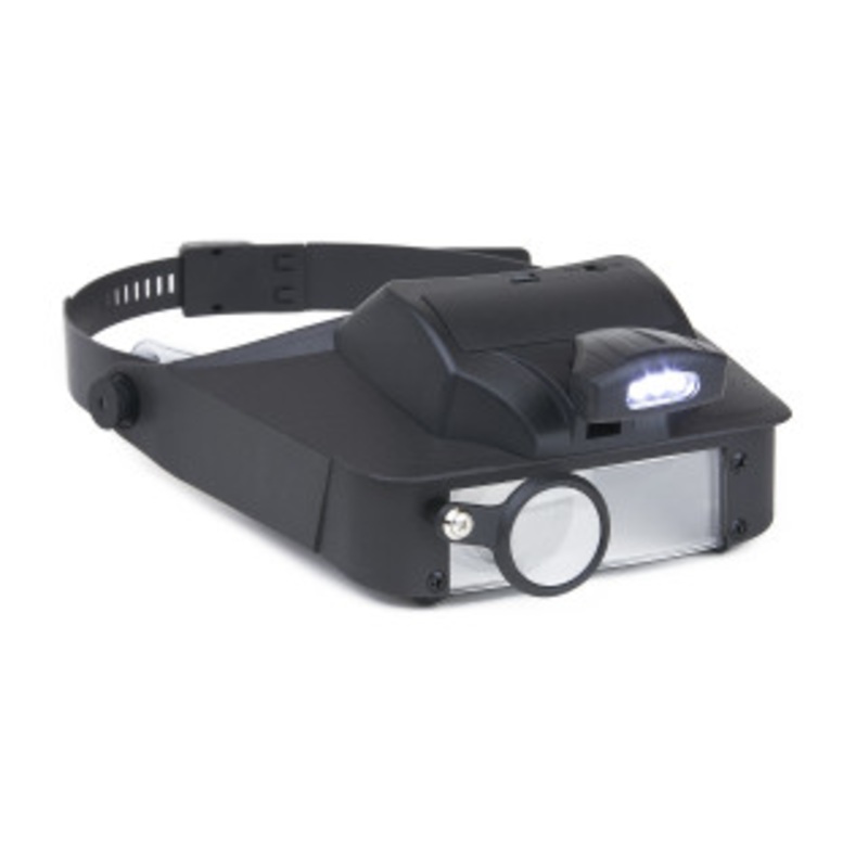 Carson LumiVisor Lighted Head Worn Magnifier – KV-10