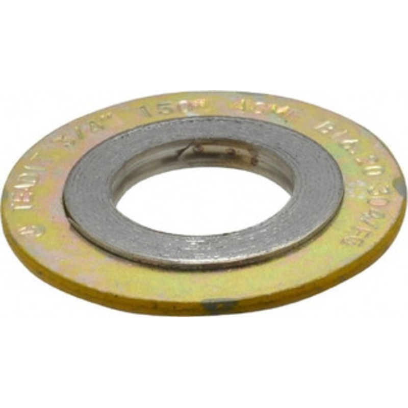 Value Collection 3/4 Pipe, 1 ID x 2-1/4 OD Flange Gasket Carbon Steel/Stainless Steel, 1-9/16 Flange Diam 3194793 – 31947930