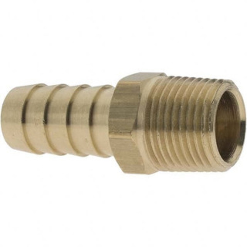 Value Collection 3/8 MNPTF Thread Barb x MNPTF Adapter 1/2 ID Hose, Brass BD-DV-00208 – 81099434