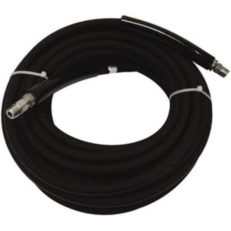 Value Collection 50 ft. Long, 3/8 Fitting, Male Rigid x Male Swivel Fitting, -40 to 310F, Synthetic Rubber High Temp & High Pressure Hose 3/8 Inside x 5/8 Outside Diam, Black, 3,000 psi K02-03150E5 – 44557502