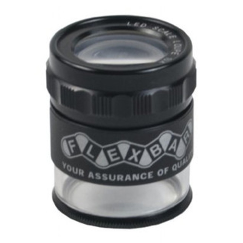 Flexbar 10X LED Lighted Pocket Optical Comparator – 12505