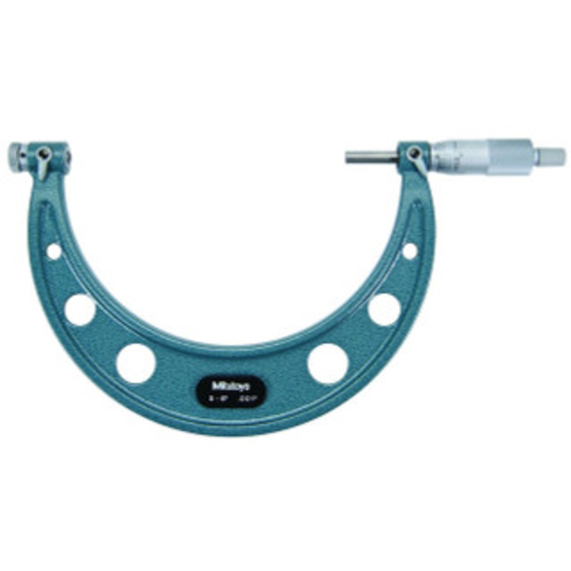 Mitutoyo Screw Thread Micrometer, 5-6 with Anvil Set (126-800) – 126-906