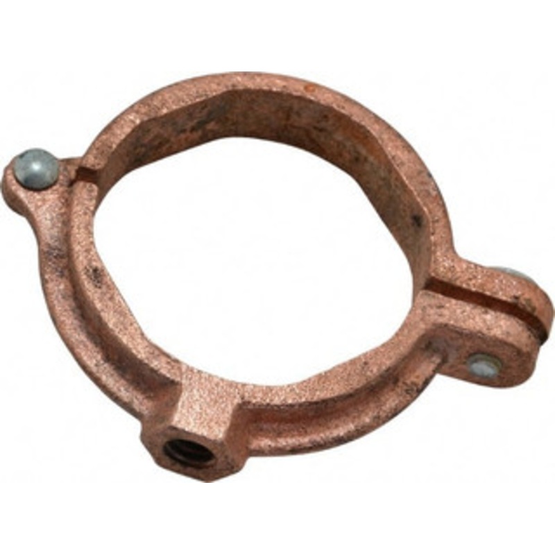Value Collection 2 Pipe, 3/8 Rod, Copper Painted Split Clamp 180 Lb Capacity, Malleable Iron 0560018954 – 36987675
